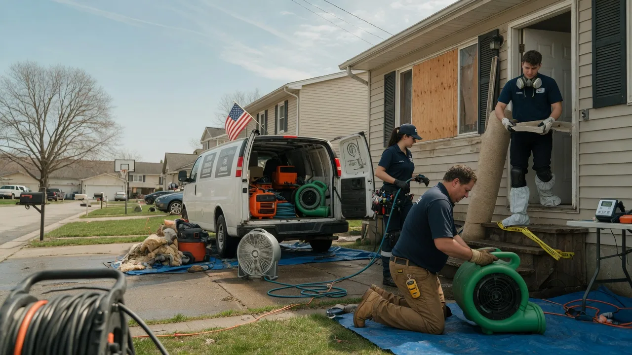 Water Damage Restoration in Pleasant Lake, IN near me